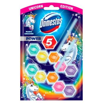 Domestos Power5 WC frissítő blokk Magic Unicorn Duopack (2x55g) kép