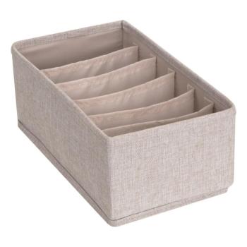 Drawer bézs rekeszes fiókrendszerező, 16,5 x 11 cm - Bigso Box of Sweden kép