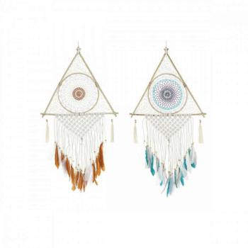 Dream catcher (álomszűrő) DKD Home Decor 8424001858279 42 x 2 x 9... kép