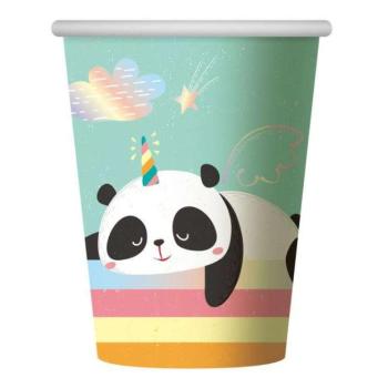 Dreamy Panda papír pohár 6 db-os 266 ml kép