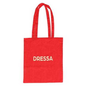 Dressa Shopping Bag pamutvászon bevásárló táska - piros kép