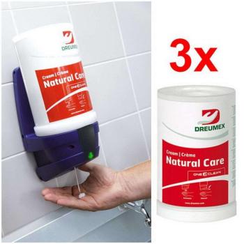 Dreumex Natural Care munkavégzés utáni kézkrém 1,5l 3db +1db auto... kép