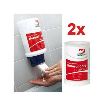 Dreumex Natural Care One2Clean munkavégzés utáni kézkrém 2x1,5L +... kép