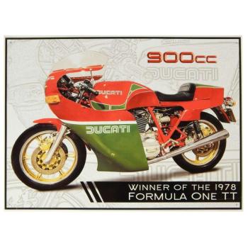 Ducati 900cc &quot;Winner of the 1978 Formule one TT&quot; fémplakát 41,3 x... kép