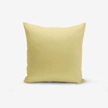 Düz mustársárga párnahuzat, 45 x 45 cm - Minimalist Cushion Covers kép