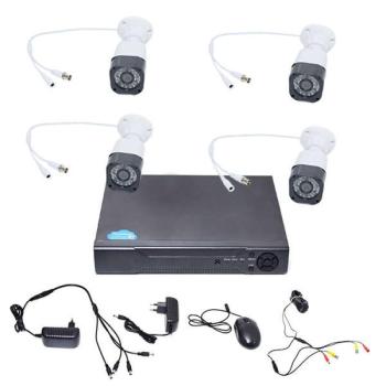 ECH DVR Combo Kit - 4 csatornás digitális Kamerarendszer 4 db bel... kép