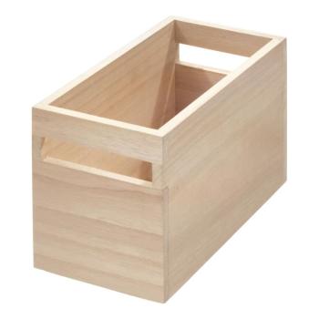 Eco Wood tárolódoboz paulownia fából, 12,7 x 25,4 cm - iDesign kép