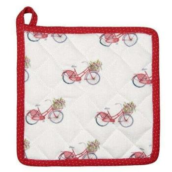 Edényalátét 20x20cm pamut, Red Bicycle kép