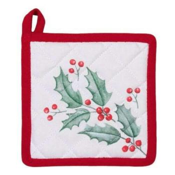 Edényalátét gyerek, 16x16cm, pamut, Holly Christmas kép