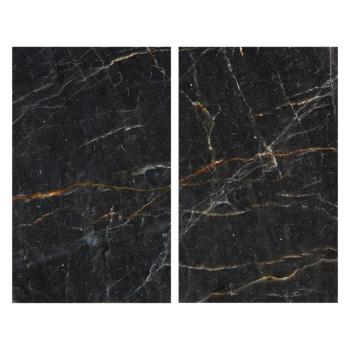 Edzett üveg tűzhely fedőlap szett 2 db-os 52x30 cm Marble – Allstar kép