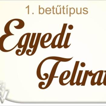 Egyedi felirat kép