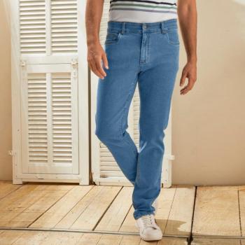 Egyenes szabású farmer 5 zsebbel, belső szárhossz 82 cm kép