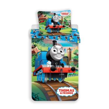 Egyszemélyes pamut gyerek ágyneműhuzat 140x200 cm Thomas and Friends – Jerry Fabrics kép