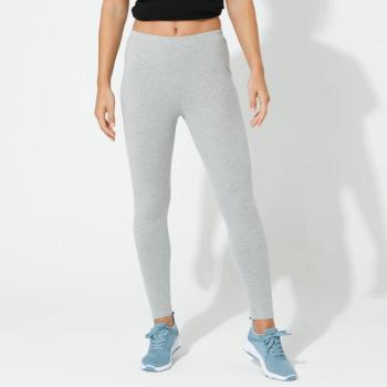 Egyszínű leggings elasztikus derékkal kép
