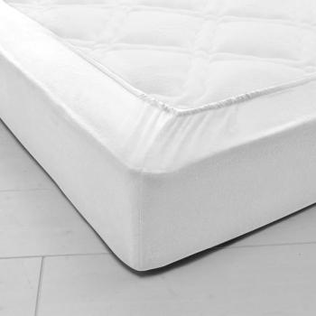 Egyszínű sztreccs lepedő, flanel, 32 cm-es sarokmélységgel kép