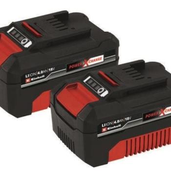 Einhell Akkumulátor Power X-Change 18 V (2x 4,0 Ah) Twinpack akku kép