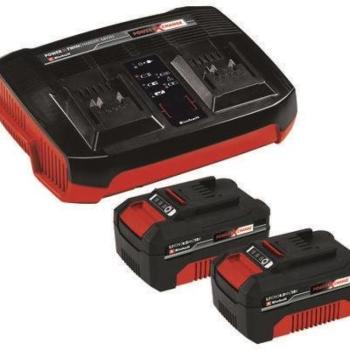 Einhell Starter Kit 2x 18V 4,0Ah & Twincharger kép