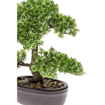 Emerald zöld mű mini bonsai fa 32 cm kép