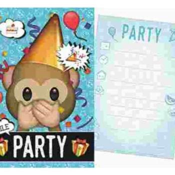 Emoji Party Meghívó kép