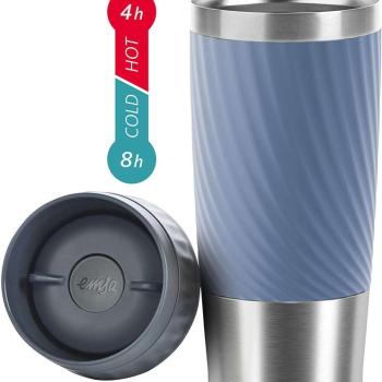 Emsa Easy Twist 360ml Termosz - Kék kép