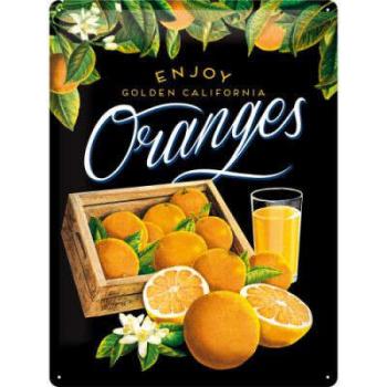 Enjoy Oranges - Fémtábla kép