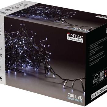 Entac Karácsonyi IP44 700 LED Fürtös Fénysor CW 14m kép