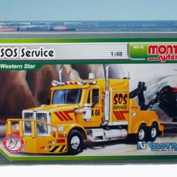 Építőkészlet Monti 42 SOS Service Western star 1:48 kép