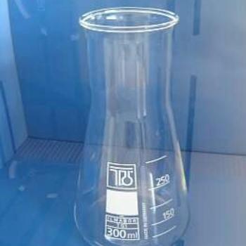 Erlenmeyer lombik bő 300ml kép