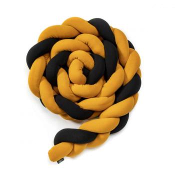 ESECO Braided bumper 180 cm Black + Mustard kép