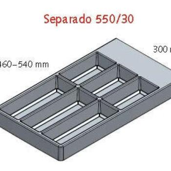 Evőeszköztartó Separado 546x300x2,8 mm antracit kép