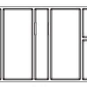 Evőeszköztartó SKY 500/120 (1122 x 474 mm) antracit kép