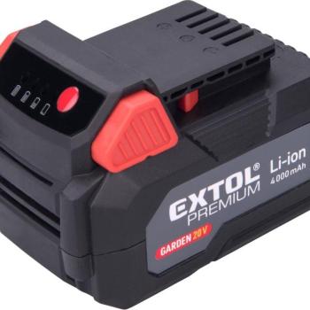 EXTOL PREMIUM 8895782 GARDEN20V, 20V Li-ion, 4000mAh kép