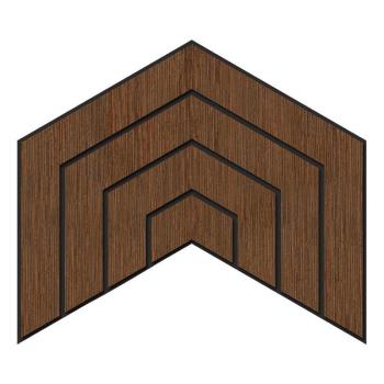 Fa falpanel Dome Wenge MDF kép