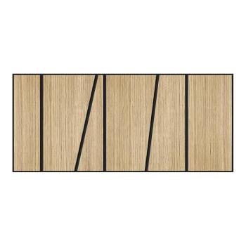 Fa falpanel Slant tölgy 65x29 cm MDF kép