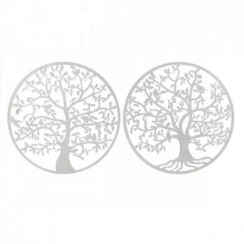 Fali Dekoráció DKD Home Decor Fehér Többszínű Fal Cottage 99 x 1... kép