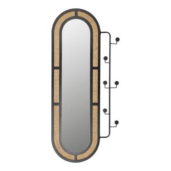 Fali fogassal tükör 55x120 cm Aida – White Label kép