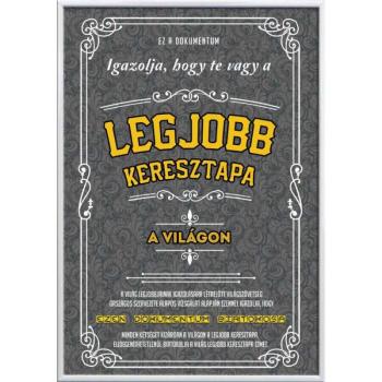 Falikép – Legjobb Keresztapa a világon díszdokumentum... módosíth... kép