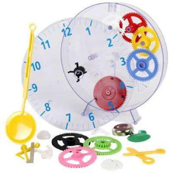 Falióra építőkészlet, 20 x 3,5 cm, Techno Line kids clock kép