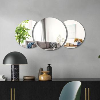 Falmatrica 26x26 cm Half-moon Mirror – Ambiance kép