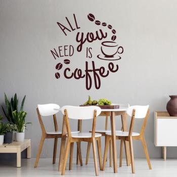 Falmatricák konyhába és ebédlőbe - All you need is coffee kép