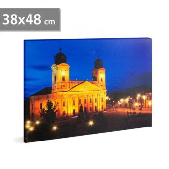 Family Decor LED-es fali hangulatkép - &quot;Nagytemplom Debrecen&quot; - 3... kép