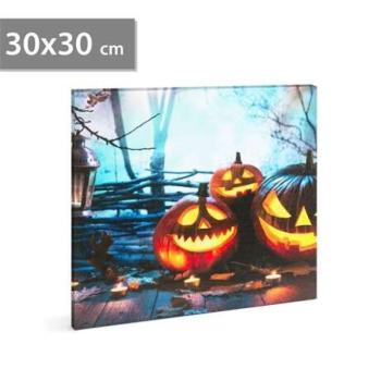 Family Halloween Halloweeni led hangulatkép 30 x 30 cm 58401 kép