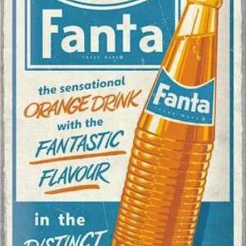 Fanta – Orange Drink – Fémtábla kép