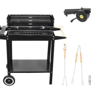 Faszenes BBQ és grillsütő szett kiegészítőkkel (BB-9793) kép