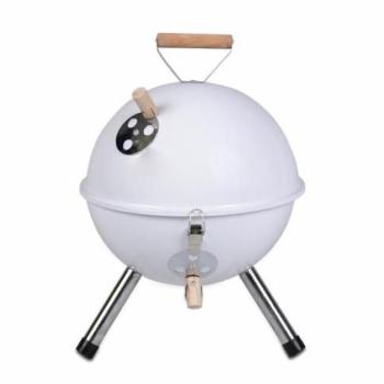 Faszenes grill kerek Mini BBQ Fehér kép