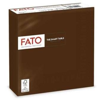 Fato Smart Table szalvéta 33x33cm (50 db/csomag) csokoládé barna... kép