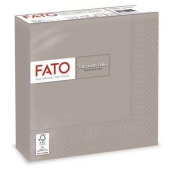 Fato Smart Table szalvéta 33x33cm (50 db/csomag) galambszürke  (8... kép