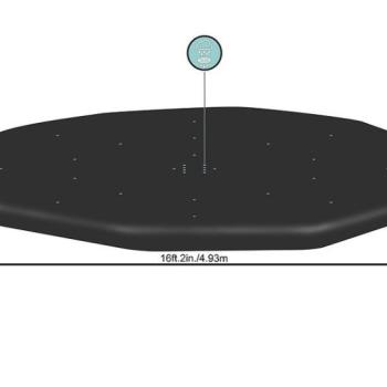 Fedő keret medencére 4,88 M 58249 kép