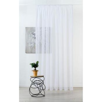 Fehér átlátszó függöny 300x260 cm Voile – Mendola Fabrics kép