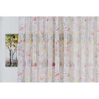 Fehér átlátszó függöny 500x260 cm Corsa – Mendola Fabrics kép